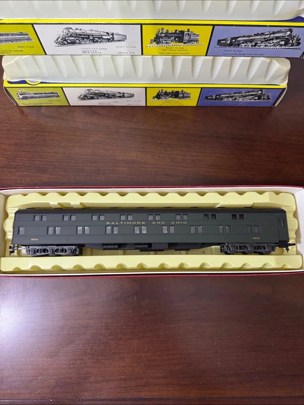 Rivarossi AHM Baltimore & Ohio 1920’s HO Scale 5 Piece Passenger Car Set (New)